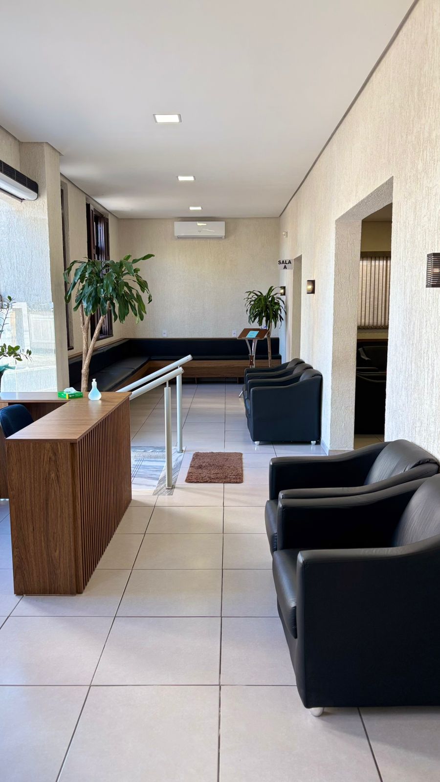 Interior de uma sala de estar moderna